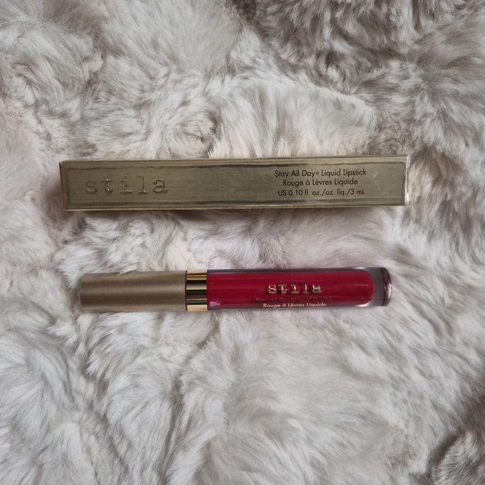 Stila Stay All Day Liquid Lipstick Fiery 3 mL Full Size New NIB BNIB Makeup Lipp